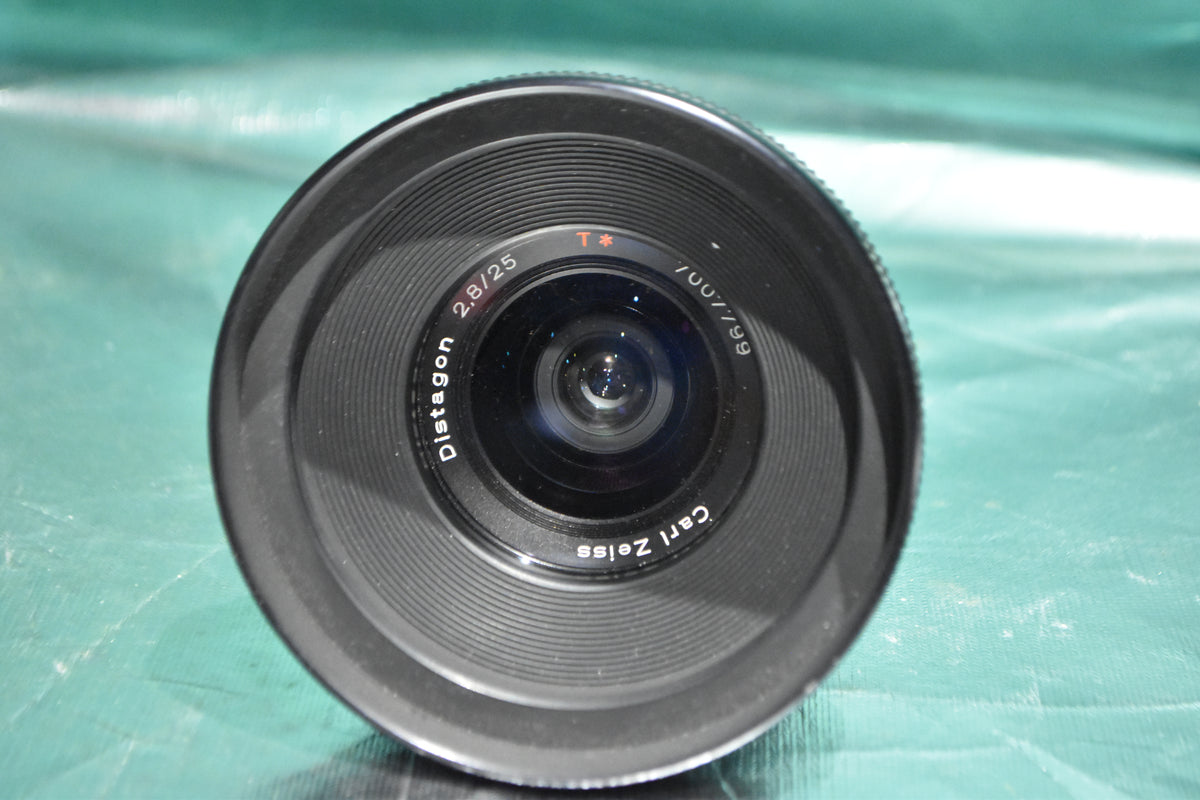 Contax Carl Zeiss Distagon T* 25mm f2.8 MMJ MF Lens – Phototek Canada