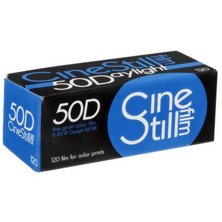2x Rolls CineStill Day Light 50 ISO 120 Colour Film