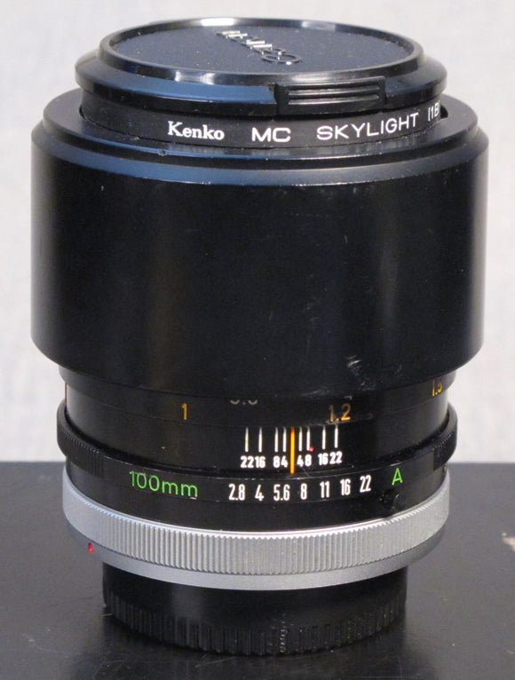 Canon FD 100mm f2.8 Lens