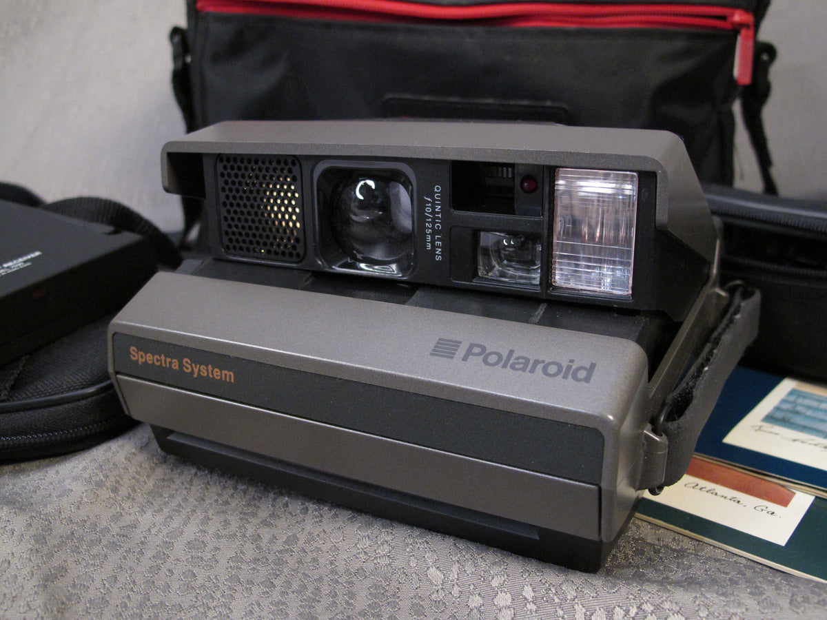 Appareil photo vintage Polaroid Spectra System avec boîte et manuel - France Appareil photo vintage Polaroid Spectra System avec boîte et manuel - France