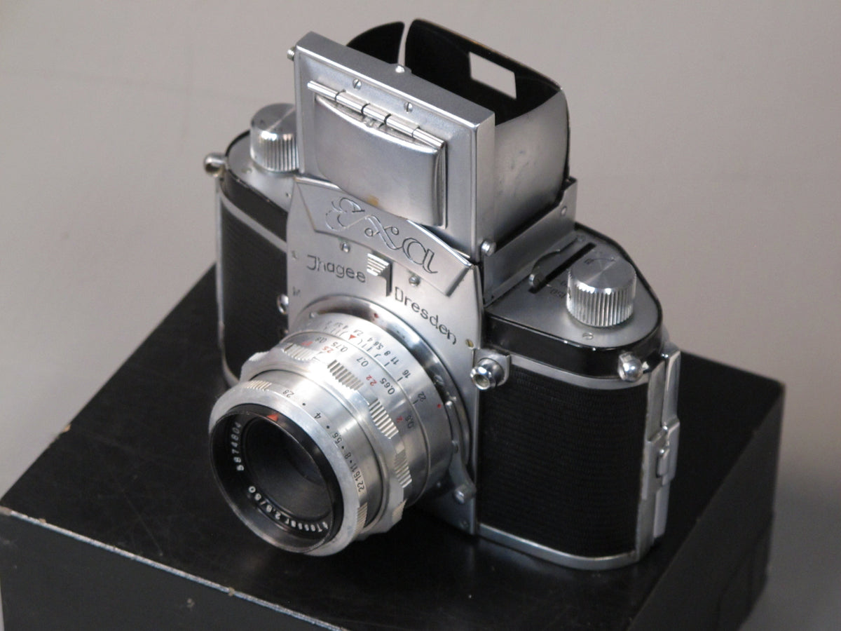 Exa Lhagee Dresden 35mm SLR Camera with Zeiss Jena Tessar 50mm f2