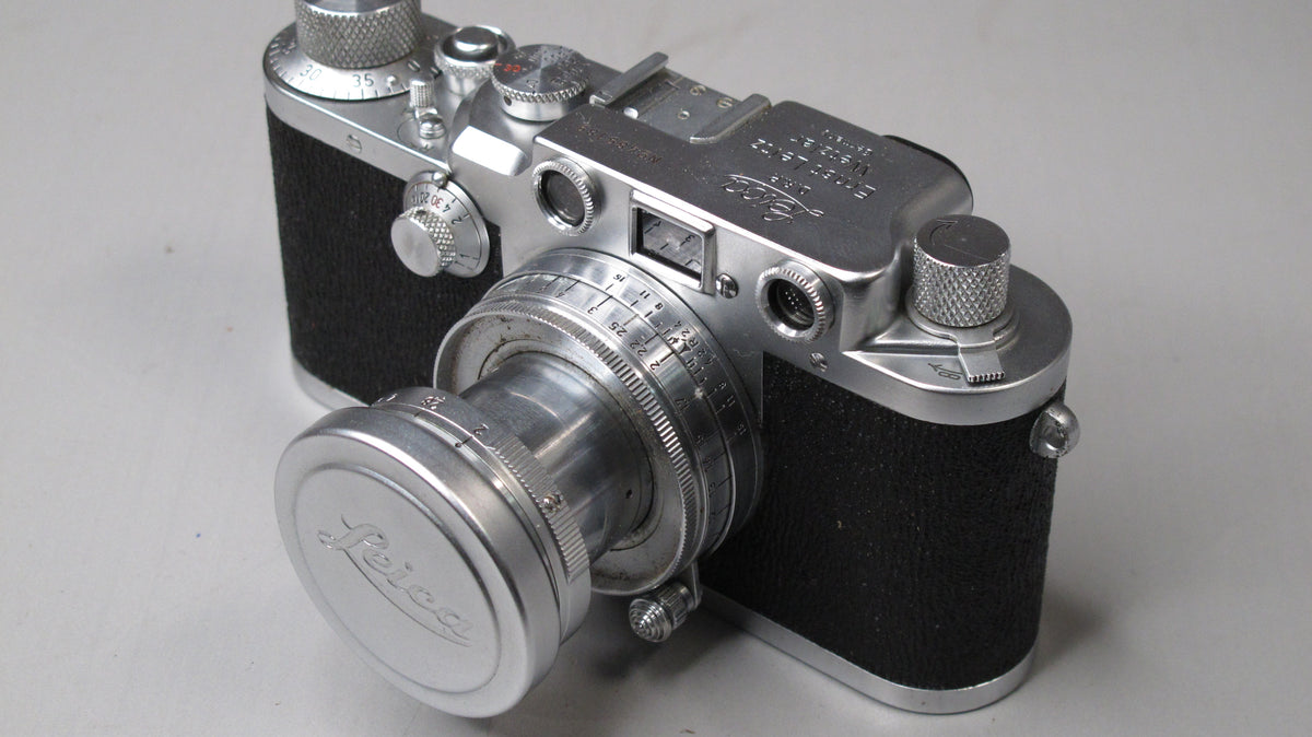 Vintage Leica D.R.P. III RF Camera with Ernst Leitz Wetzlar Summitar f