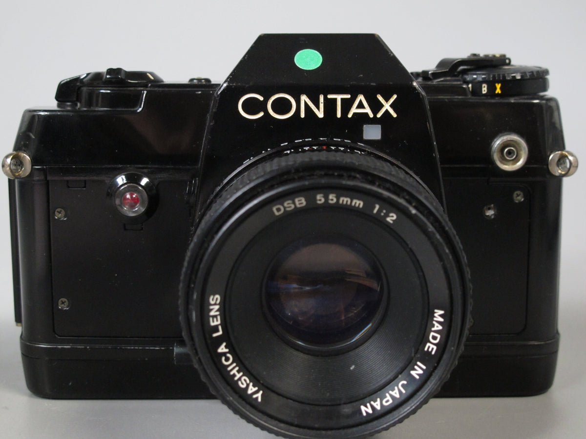 Contax 137 MA Quartz 35mm Camera with Yashica 55mm f2 Lens