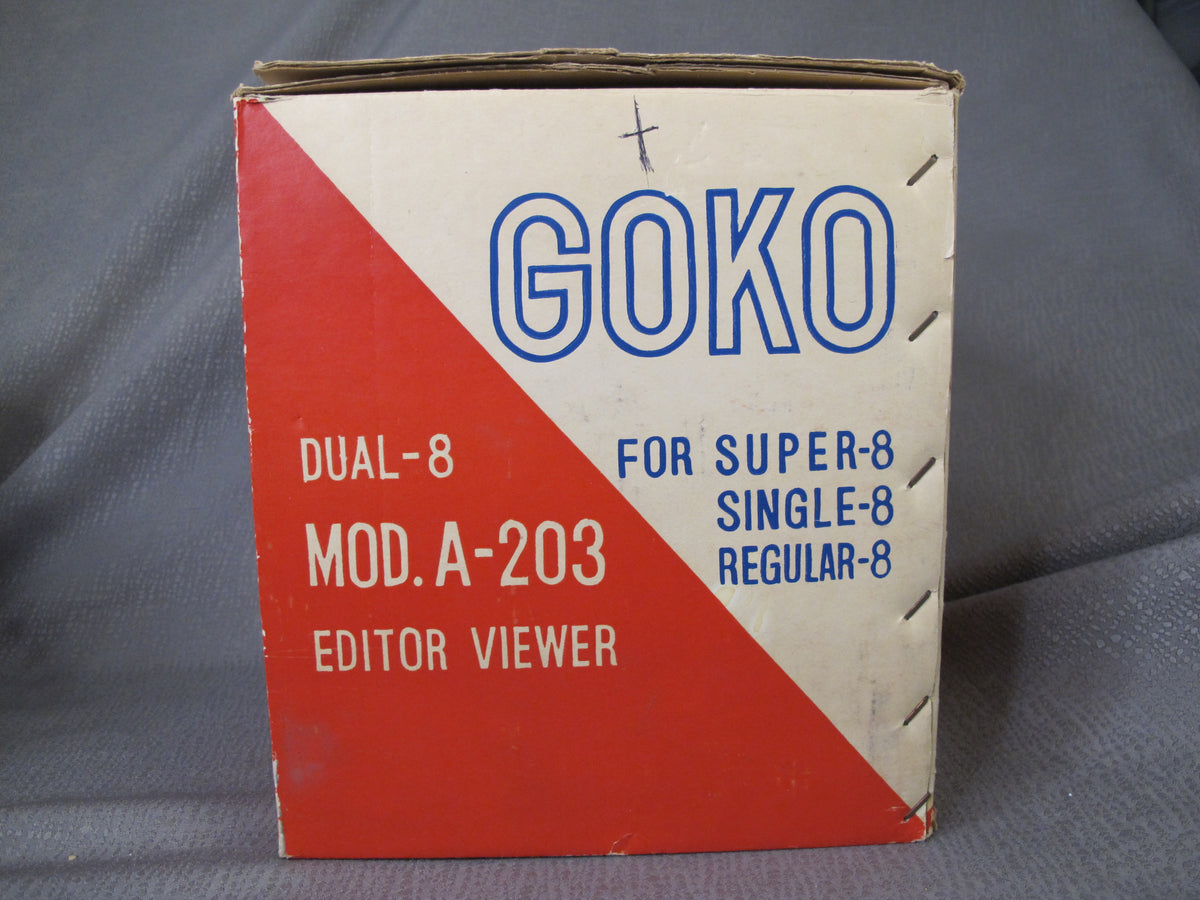 Visionneuse Film Vintage GOKO MODEL A-200 DUAL-8 EDITOR VIEWER, état Correct
