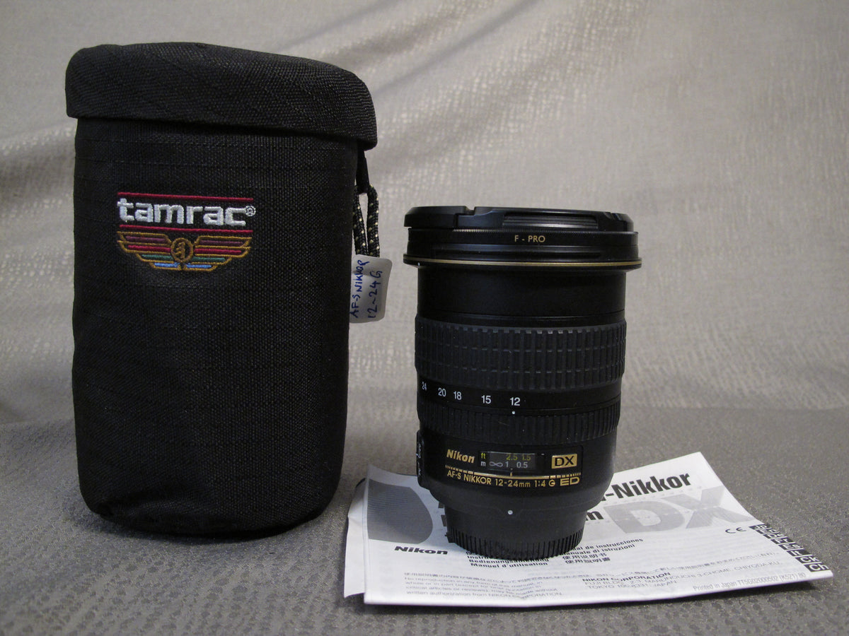 Nikon AF-S Nikkor 12-24mm f4 G ED DX Lens – Phototek Canada
