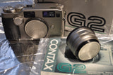 Contax G2 Titanium Rangefinder with ZEISS 45mm Lens