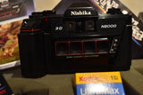 Nishika N8000 Quadroscopic Stereo 35mm 3D Camera. with flash, Original Packaging