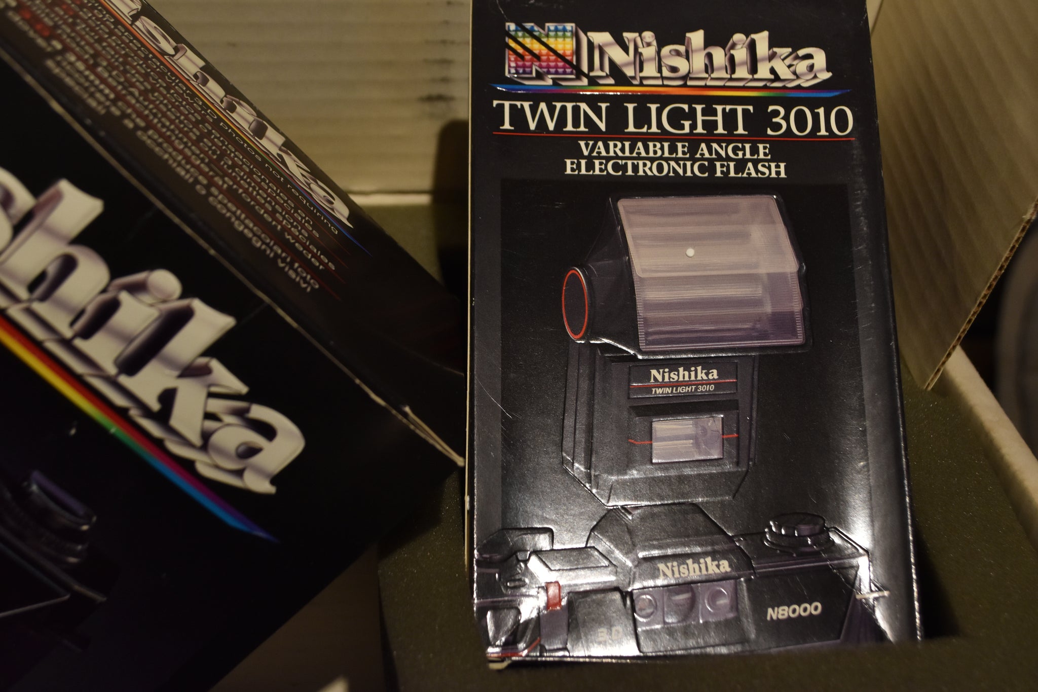 Nishika N8000 Quadroscopic Stereo 35mm 3D Camera. with flash, Original ...