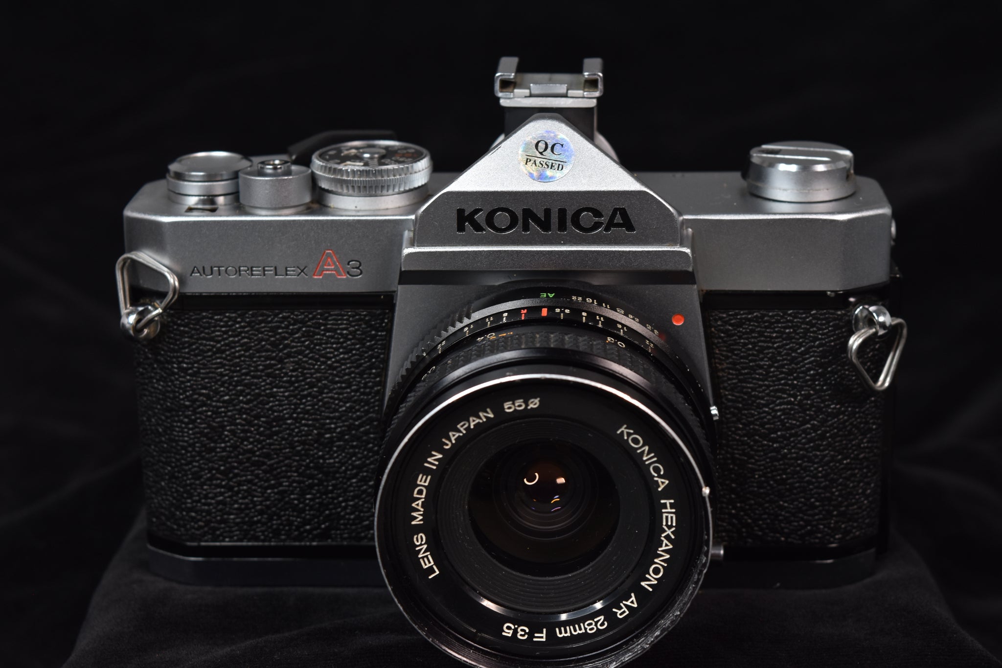 Appareil Photo Konica EFP3 Rouge - Compact 35mm - Objectif 36mm - Flash Intégré