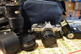 Canon AE-1 two lens package