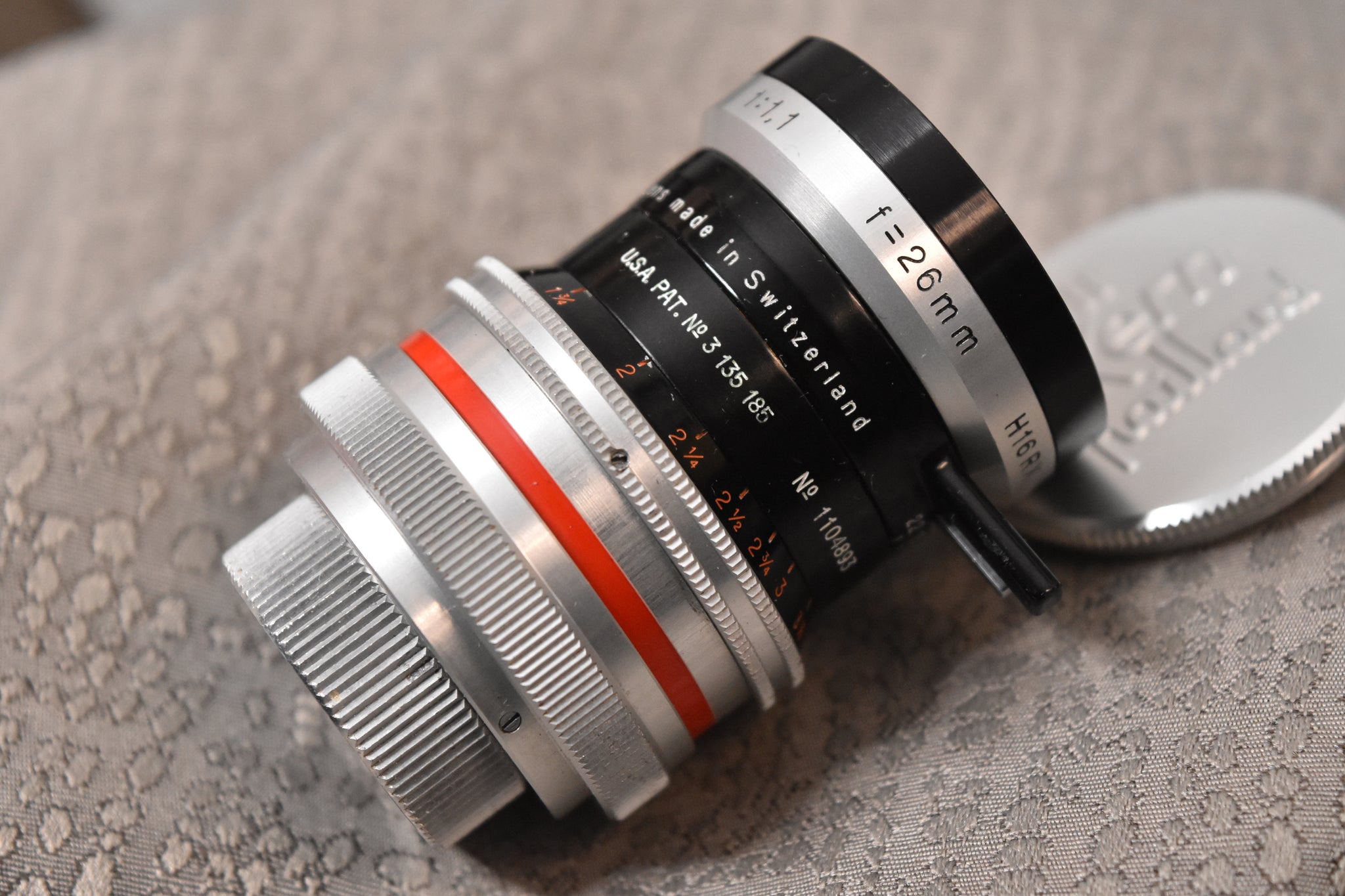 Alsace-photo Kern Paillard Macro Switar 12.5 mm f/1.3 H8 RX – Monture C – N° 866089 - Photo, audio & vidéo Alsace-photo Kern Paillard Macro Switar 12.5 mm f/1.3 H8 RX – Monture C – N° 866089 - Photo, audio & vidéo