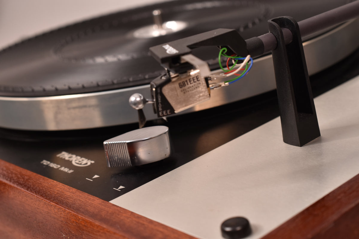 Platine vinyle Thorens TD 1600 avec bras TP160 Noyer - Platine vinyle
