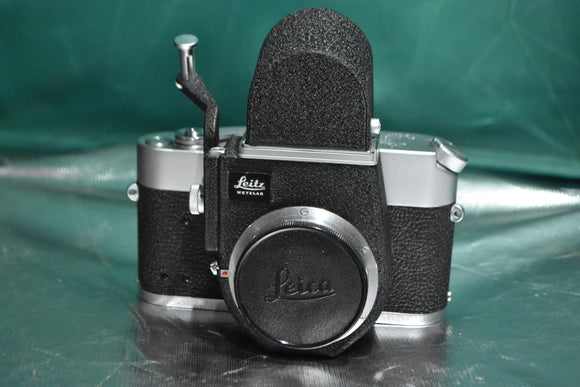 Leica MDa with Visoflex 35mm Film Camera Silver Body