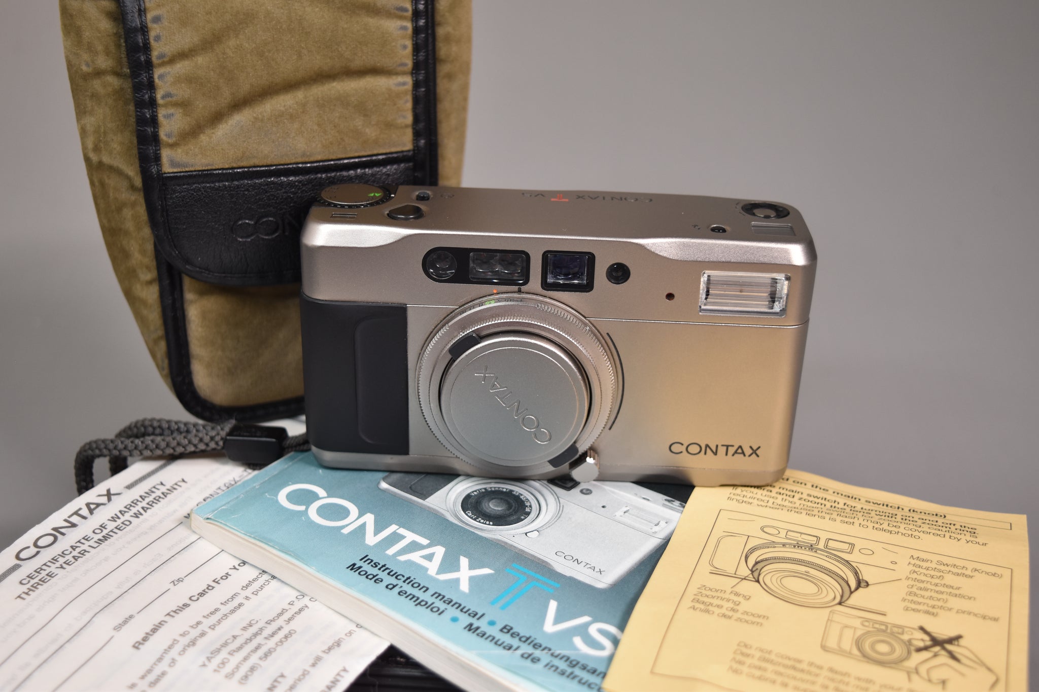 Contax TVS Point & Shoot film camera – Phototek Canada
