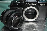 Contax 167mt 35mm Slr Film Camera With Carl Zeiss Planar 50mm 1.4t