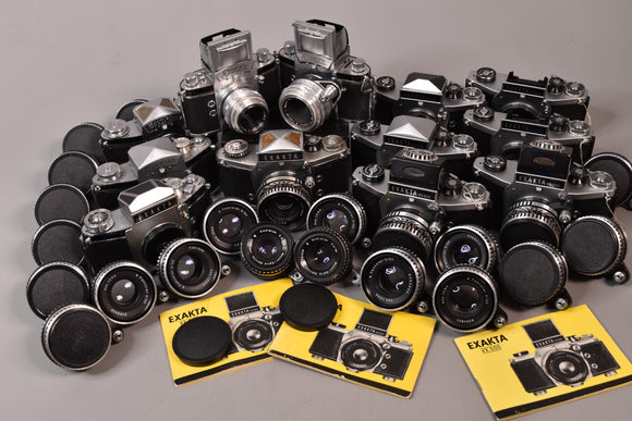 EXAKTA VX500  35mm SLR Camera + Pancolar 50mm F/2.0 Lens.