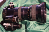 Combo Bolex Aspheron Super Wide Angle 6.5mm Multicoated with Macro Switar 12.5-100mm lens