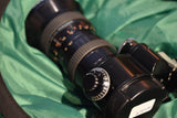 Combo Bolex Aspheron Super Wide Angle 6.5mm Multicoated with Macro Switar 12.5-100mm lens