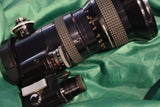 Combo Bolex Aspheron Super Wide Angle 6.5mm Multicoated with Macro Switar 12.5-100mm lens