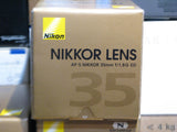 Nikon Nikkor AF-S 35mm F/1.8G ED lens