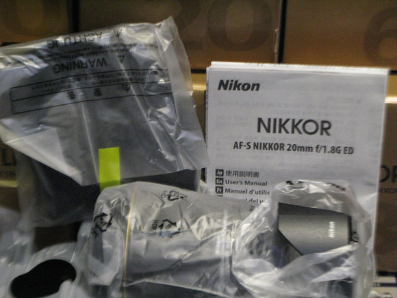 NIKON AF-S NIKKOR 20MM F/1.8G ED-