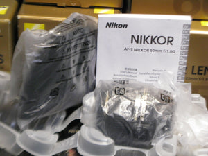 Nikon Nikkor AF-S 50mm F/1.8G lens