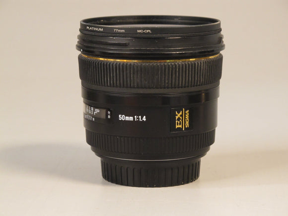 Sigma 50mm f1.4 EX DG HSM Lens for Canon EF Mount