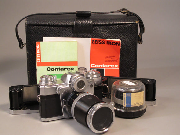 ZEISS Contarex 35mm SLR with 50 and 135 lens kit