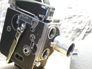 Paillard Bolex 16mm Camera (non-reflex model) + Sony TV lens 25mm f1.8