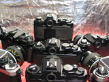 Nikon FE Camera (silver) + 28 mm lens