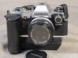 Olympus OM-10 35mm with OM-SYSTEM ZUIKO AUTO-S 50mm1:1.8 Lens with manual speed adaptor