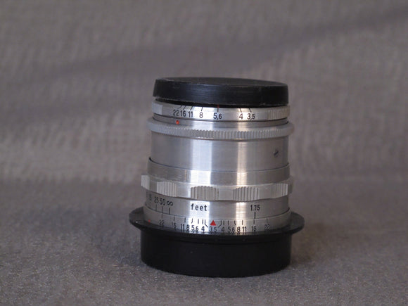 Carl Zeiss Jena Tessar 50mm T f3.5 Lens Exacta Mount