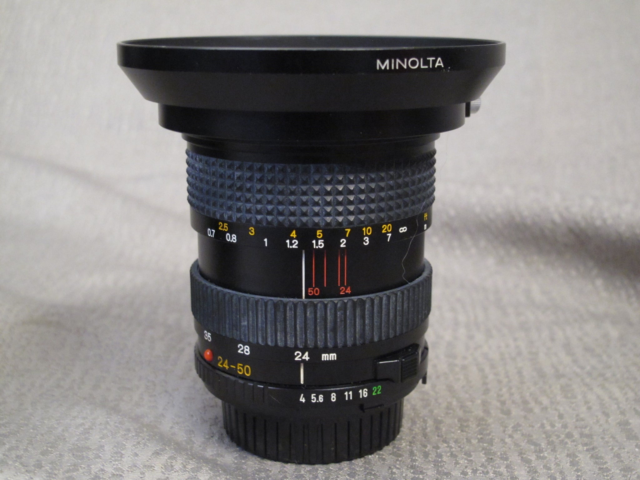 Minolta MD ZOOM 24-50mm f4 Lens – Phototek Canada