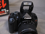 Canon EOS REBEL T3i with EF-S 18-55mm IS II f3.5-5.6 Canon EF Zoom Lens