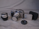 Contax G1 35mm Camera with 28mm f2.8 and 90mm f2.8 Lenses and Flash