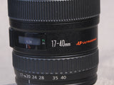 Canon EF USM 17-40mm f4 Lens.