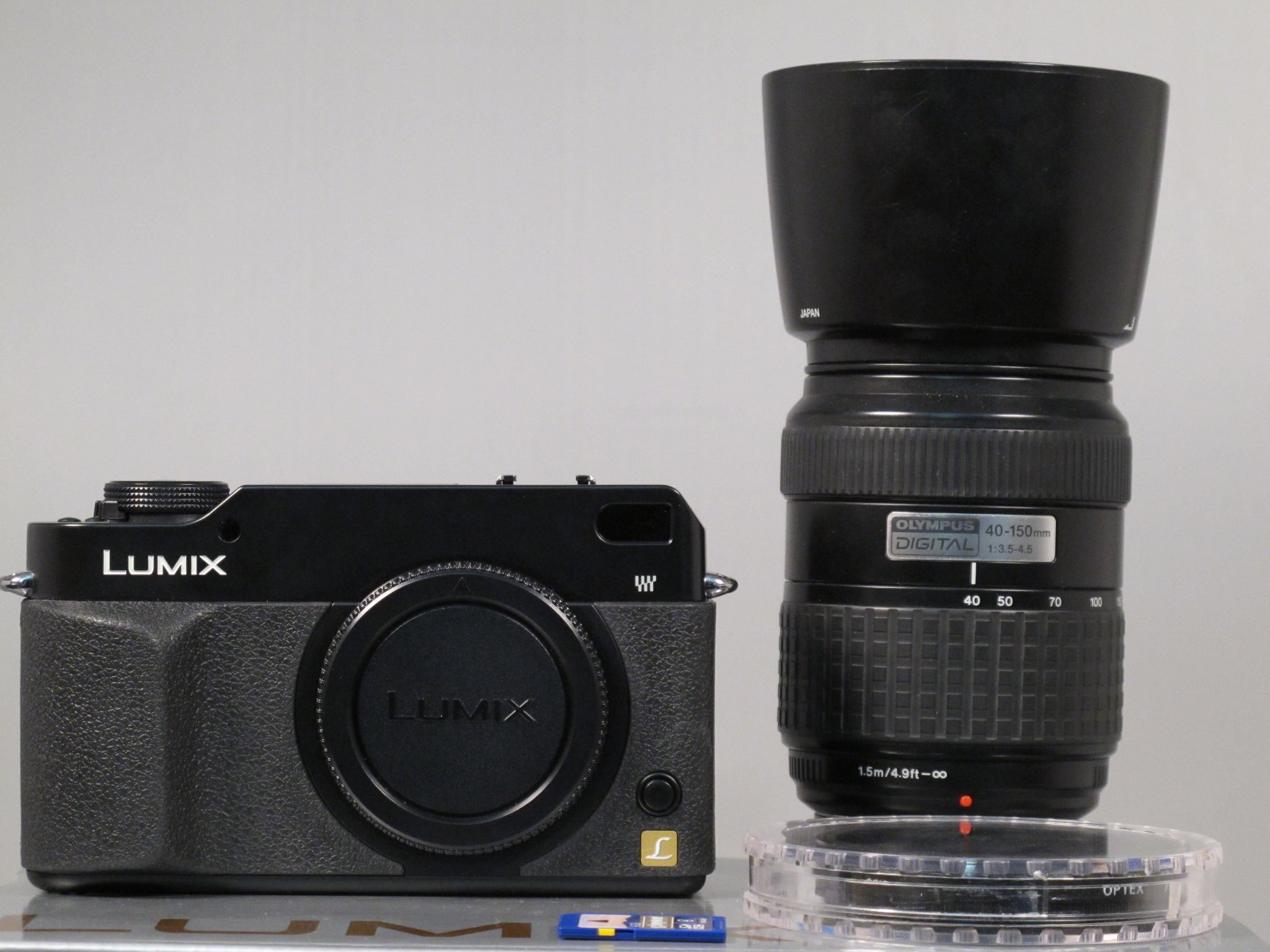Panasonic LUMIX DMC-L1K Digital Camera with Olympus 40-150mm Lens 