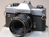 FUJICA ST801 35mm SLR camera with 55mm and 135mm lenses