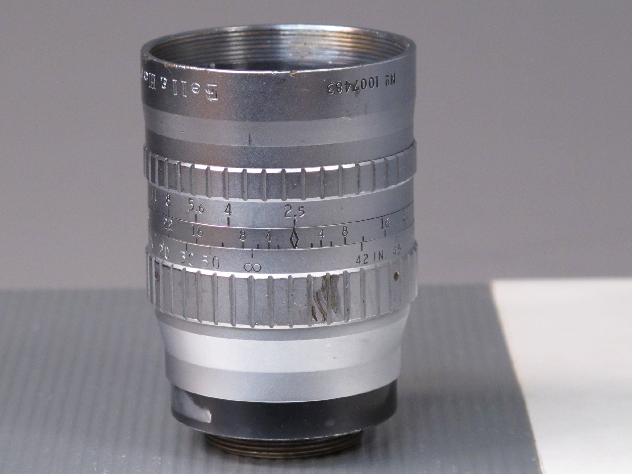 Angénieux Bell & Howell 3inch f2.5 C Bell & Howell Angénieux 3 inch f2.5 C mount Cine Lens – Phototek