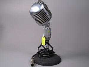 SHURE "556B" Series Broadcast "Unidyne" Microphone (Super Cardioid Uni-directional Moving-Coil Dynamic)