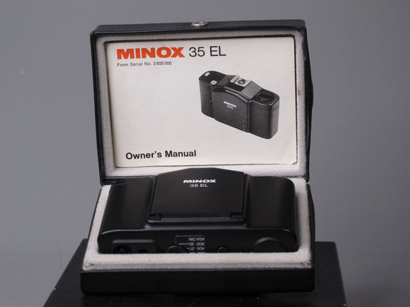 MINOX 35 EL 35mm camera with original box and documents