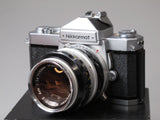 NIKKORMAT FT 35mm Camera with 50mm NIKKOR-S Auto f1.4 Lens