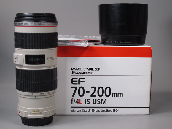 Canon EF 70-200mm f4 L IS USM Digital Lens – Phototek Canada
