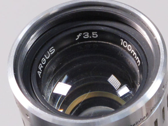 CINTAGON ARGUS 100mm f3.5 Lens for C44