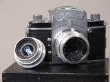 Exa Lhagee Dresden 35mm SLR Camera with Zeiss Jena Tessar 50mm f2.8 Lens