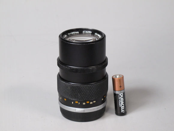 Olympus 135mm f3.5 OM Auto-T Lens