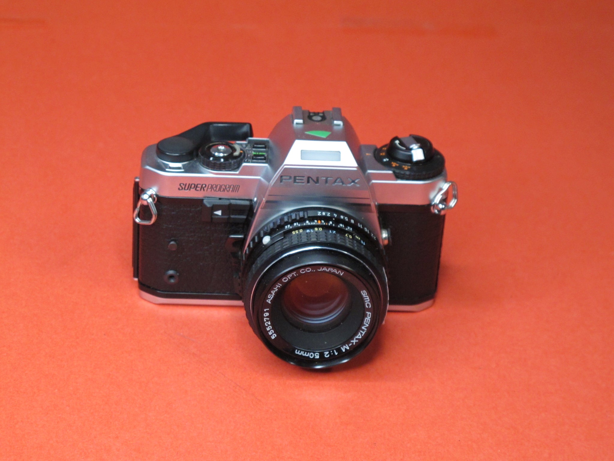 Pentax Super Program Camera kit with 50mm, zoom and flash