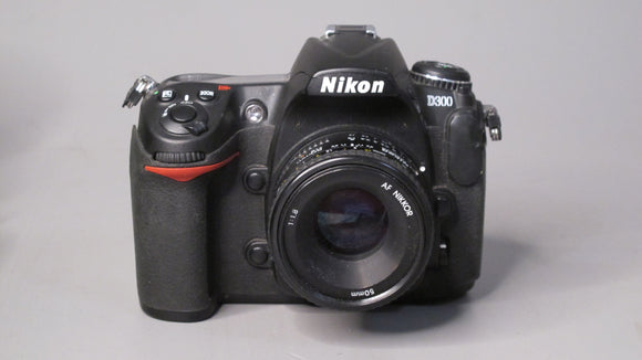 Nikon D300 Camera with a Nikon AF Nikkor 50mm f1.8 Lens