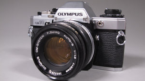 Olympus OM-10 35mm Camera with 50mm f1.8 Lens