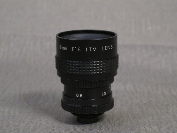 8mm f1.6 ITV Cine Lens C-Mount